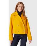 Dámske Zimné kabáty Tommy Hilfiger žltej farby zo syntetiky vo veľkosti L v zľave 