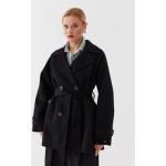 Dámske Zimné kabáty Tommy Hilfiger čiernej farby zo syntetiky vo veľkosti S v zľave 