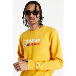 Tommy Jeans Corp Logo Crew Prairie Yellow