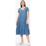 Dámske Riflové šaty Tommy Hilfiger TOMMY JEANS BIO modrej farby z bavlny vo veľkosti XXS v zľave udržateľná móda 