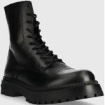 Pánske Členkové topánky Tommy Hilfiger TOMMY JEANS čiernej farby zo syntetiky s výškou opätku viac ako 9 cm 