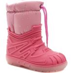 Dievčenské Snehule ružovej farby zo syntetiky vo veľkosti 29 na štandardné nohy na zimu 