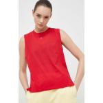Dámska Letná móda Tommy Hilfiger červenej farby z bavlny vo veľkosti XS bez rukávov Zľava 