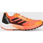 Pánske Trailové tenisky adidas Terrex Agravic Flow oranžovej farby zo syntetiky vo veľkosti 46 