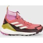 Topánky adidas TERREX Free Hiker 2 dámske, ružová farba,