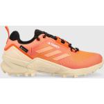 Pánske Trailové tenisky adidas Terrex Swift oranžovej farby zo syntetiky vo veľkosti 43,5 