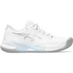 Dámska Tenisová obuv Asics bielej farby v športovom štýle vo veľkosti 40 metalické Zľava 