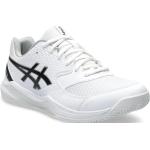 Pánska Tenisová obuv Asics bielej farby v športovom štýle vo veľkosti 46 Zľava 