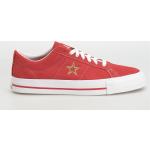 Pánske Plátené tenisky Converse One Star červenej farby vo veľkosti 42,5 