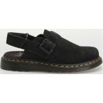 Pánske Kožené sandále Dr. Martens čiernej farby vo veľkosti 45 s prackou na leto 