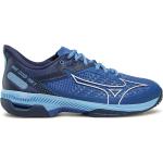 Pánska Tenisová obuv Mizuno modrej farby v športovom štýle Zľava 