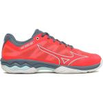 Dámska Tenisová obuv Mizuno červenej farby v športovom štýle vo veľkosti 37 Zľava 