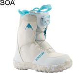 Detská Športová obuv Burton bielej farby technológia Boa Fit Systém vo veľkosti 29 Zľava na zimu 