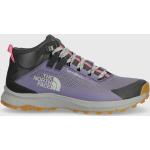 Dámske Vysoké turistické topánky The North Face fialovej farby zo syntetiky vo veľkosti 39 