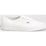 Pánska Skate obuv Vans AUTHENTIC bielej farby z plátna vo veľkosti 44,5 na šnurovanie Zľava 
