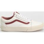 Pánska Skate obuv Vans Old Skool bielej farby v retro štýle z kože vo veľkosti 41 Zľava 