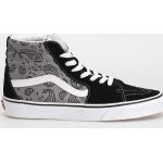Pánska Skate obuv Vans Paisley čiernej farby so slzičkovým vzorom vo veľkosti 43 Zľava 
