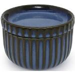 Misky do kuchyne toro modrej farby vo vintage štýle z keramiky 