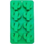 Formy na ľad toro zelenej farby zo silikónu s motívom: Kaktus 