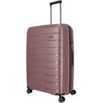 Dámske Veľké cestovné kufre Travelite ružovej farby v elegantnom štýle rotačné kolesá objem 105 l 