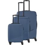 Pánske Súpravy kufrov Travelite modrej farby 