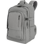 Školské batohy Travelite Basics sivej farby na zips teleskopická rukoväť objem 28 l 