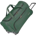 Pánske Cestovné tašky na kolieskach Travelite Basics tmavo zelenej farby objem 89 l 