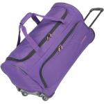 Pánske Cestovné tašky na kolieskach Travelite Basics fialovej farby objem 89 l v zľave 