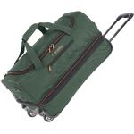 Pánske Cestovné tašky na kolieskach Travelite Basics tmavo zelenej farby objem 51 l 