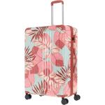 Veľké cestovné kufre Travelite viacfarebné s kvetinovým vzorom integrovaný zámok objem 100 l 
