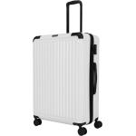Pánske Veľké cestovné kufre Travelite bielej farby v modernom štýle z plastu objem 100 l v zľave 