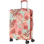 Stredné cestovné kufre Travelite viacfarebné s kvetinovým vzorom integrovaný zámok objem 65 l 