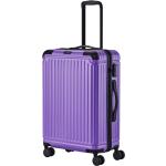 Dámske Stredné cestovné kufre Travelite fialovej farby v modernom štýle z plastu v zľave 