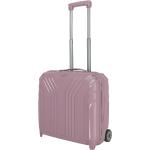 Dámske Malé cestovné kufre Travelite ružovej farby v biznis štýle objem 39 l 