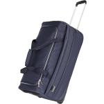 Pánske Cestovné tašky na kolieskach Travelite modrej farby v elegantnom štýle objem 71 l udržateľná móda 