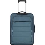 Pánske Malé cestovné kufre Travelite modrej farby objem 46 l 