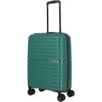 Pánske Malé cestovné kufre Travelite zelenej farby rotačné kolesá objem 36 l 