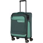 Pánske Malé cestovné kufre Travelite zelenej farby z tkaniny rotačné kolesá objem 34 l udržateľná móda 