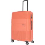 Pánske Veľké cestovné kufre Travelite oranžovej farby 
