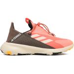 Dámske Nízke turistické topánky adidas oranžovej farby vo veľkosti 38 
