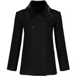 Dámske Zimné kabáty Trendyol čiernej farby z bavlny vo veľkosti S v zľave 