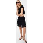Dámske Plisované sukne Trendyol čiernej farby zo šifónu s dĺžkou: Mini v zľave 