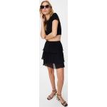 Dámske Plisované sukne Trendyol čiernej farby zo šifónu vo veľkosti S s dĺžkou: Mini v zľave 