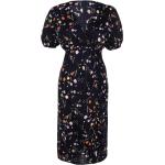 Dámske Denné šaty Trendyol čiernej farby s kvetinovým vzorom z viskózy vo veľkosti XXL v zľave 