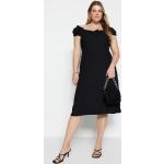 Dámske Denné šaty Trendyol čiernej farby z polyesteru vo veľkosti XXL v zľave 