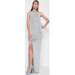 Dámske Pletené šaty Trendyol sivej farby v elegantnom štýle z polyesteru vo veľkosti S metalické v zľave 