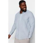 Pánska Jesenná móda Trendyol sivej farby s jednofarebným vzorom z bavlny vo veľkosti 4 XL Zľava 