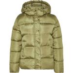 Dámske Zimné kabáty Trendyol khaki zelenej farby z polyesteru Kapucňa metalické v zľave 