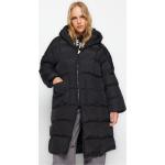 Dámske Zimné kabáty Trendyol čiernej farby z polyesteru vo veľkosti XS v zľave 