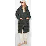 Dámske Zimné kabáty Trendyol sivej farby z polyesteru vo veľkosti XS v zľave 